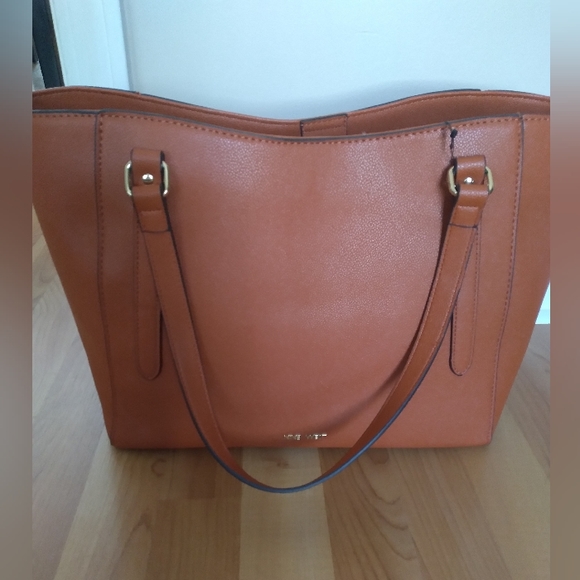 New Nine West Garner 2-in-1 Tote and Pouch Ginger Multi - Picture 2 of 8